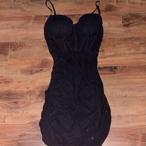 Windsor Black Mini Dress